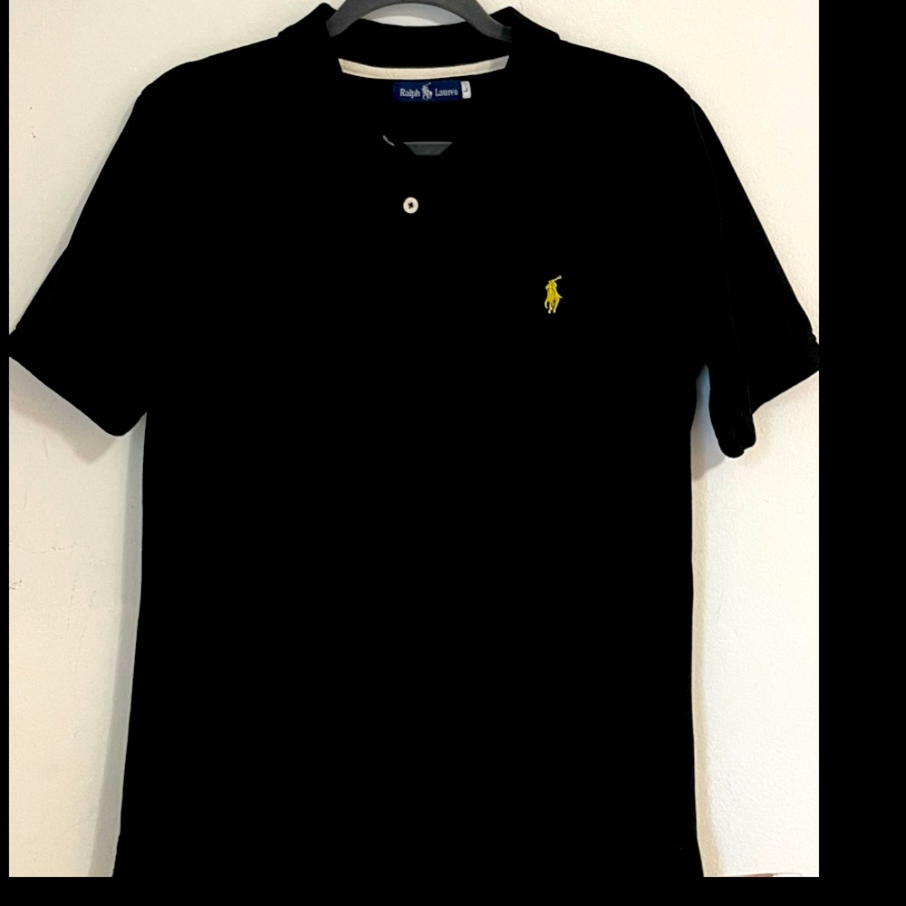 Ralph Lauren Black polo.
